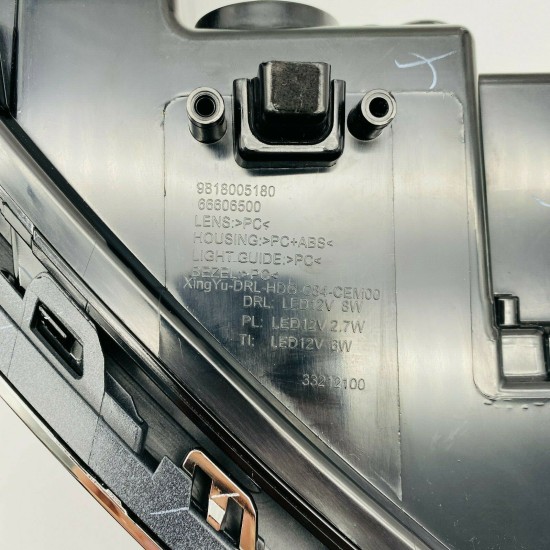 Citroen C5 Aircrossfog Light Drl Left Passenger New Genuine 2019 - 2022 [hl14]