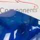Peugeot 3008 Left Rear Bumper Corner Genuine Moulding 2016 - 2022 [za24]