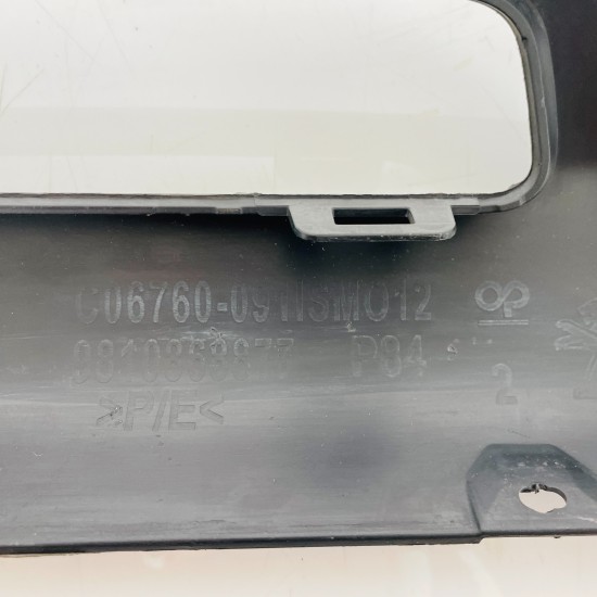 Peugeot 3008 Front Bumper Spoiler Genuine Black Lower Trim 2016 - 2024 [za27]