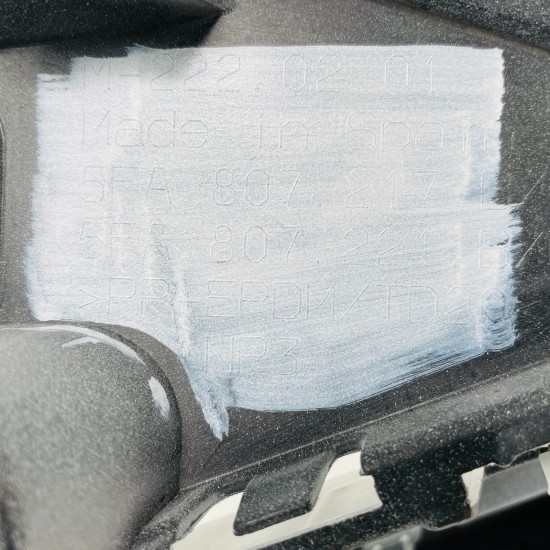 Cupra Leon Fr Front Bumper Genuine White Hatchback Estate 2020 - 2024 [aj164]