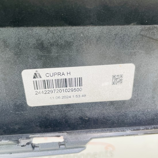 Cupra Born Rear Bumper E-boost Genuine Grey 10e807421b | 2022-2025 [Bf155]