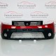 Dacia Sandero Front Bumper With Grill Genuine Red 8200526596 | 2007-2012 [au102]