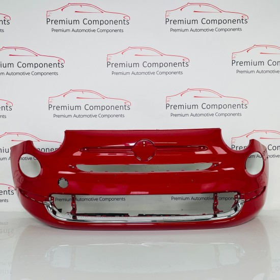Fiat 500 Lounge Front Bumper Genuine Red Face Lift 2016 – 2021 [an131]