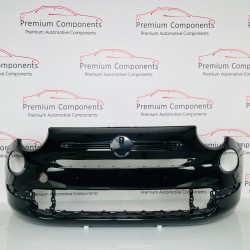 Fiat 500 Lounge Front Bumper Se Face Lift Genuine Black 735619491 | 2016 – 2021