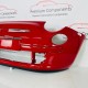 Fiat 500 Lounge Front Bumper Se Genuine Red 735426888 | 2007 – 2015