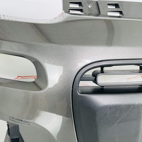 Fiat Panda Iii Front Bumper Genuine Grey Mk3 735520671 | 2012-2020 [au120]