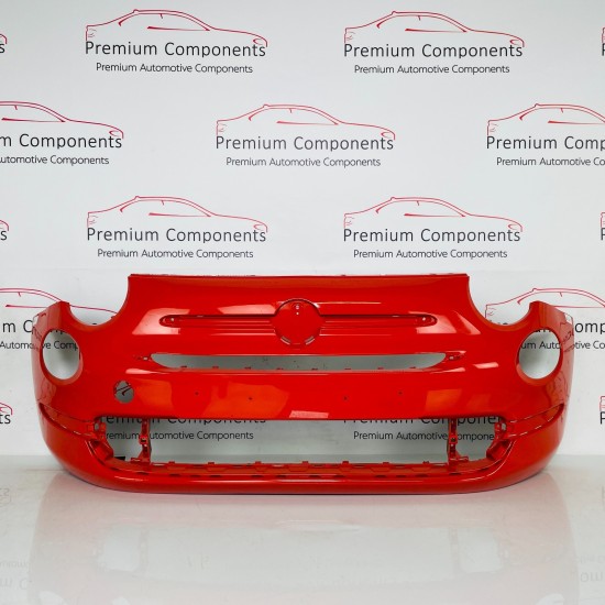 Fiat 500 Lounge Front Bumper Se Face Lift Genuine Red 735619491 2016–2021 [ap1]