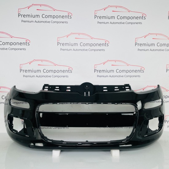 Fiat Panda Front Bumper Mk3 Genuine Black 735520671 | 2012-2020 [aw17]