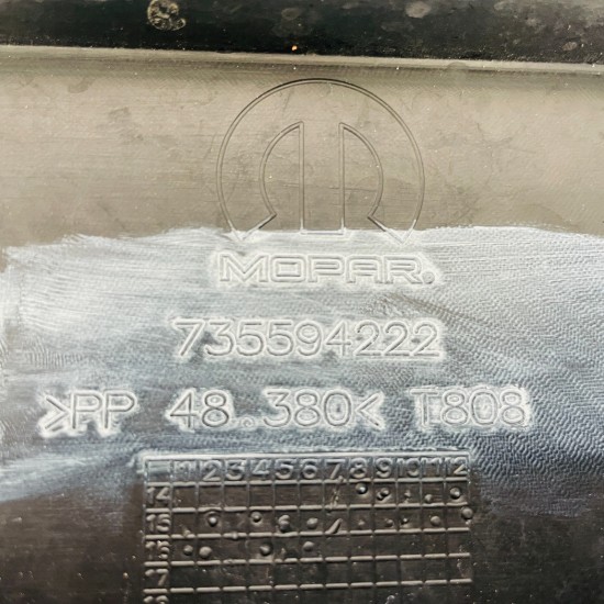 Fiat Doblo Front Bumper Ii Facelift Genuine Black 735594222 | 2015-2022 [aw76]