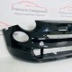 Fiat 500 Front Bumper Facelift Genuine Black 735619476 | 2016–2023 [Bc68]