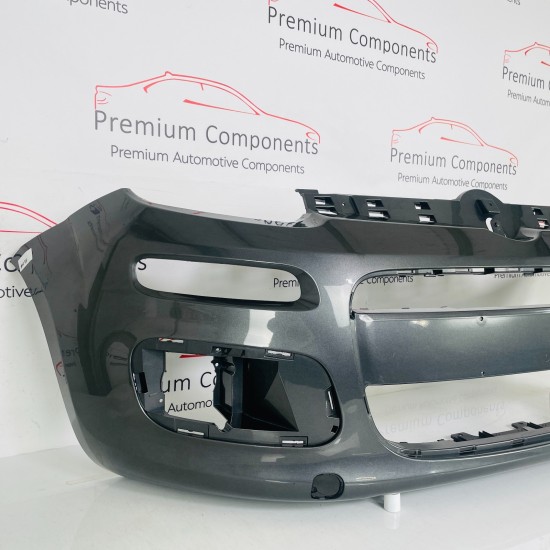 Fiat Panda Front Bumper Iii Mk3 Genuine Grey 735520671 | 2012-2020 [aw78]