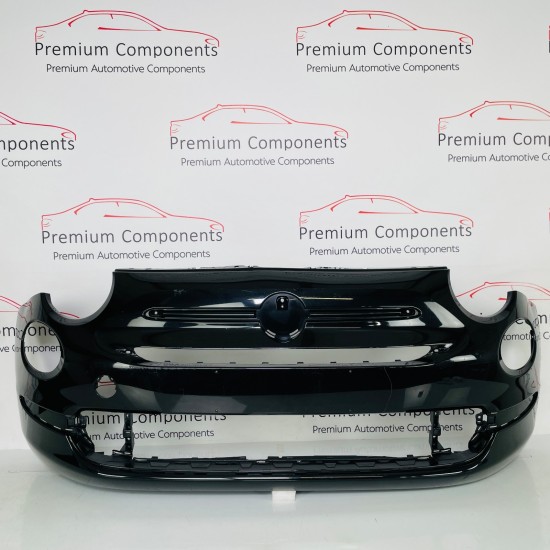 Fiat 500 Lounge Front Bumper 312 Facelift Genuine Black 735619491 | 2016–2021 Fiat 500 Lounge Front Bumper 312 Facelift Genuine Black 735619491 | 2016–2021