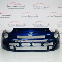 Fiat 500l Front Bumper Lounge Genuine Blue 735522402 | 2013-2017 [Bg23]