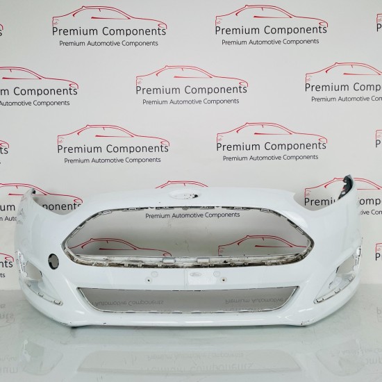 Ford Fiesta Front Bumper Genuine White Mk8 2013- 2016 [ai22]