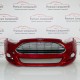 Ford Fiesta Front Bumper Genuine Red Candy Mk8 Zetec S 2013- 2016 [am29]