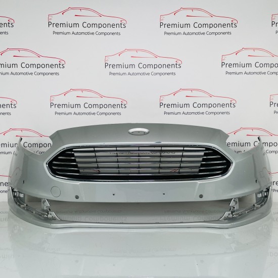 Ford S Max Front Bumper Genuine Silver With Grill 2015 - 2019 [an117]