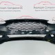 Ford Fiesta Vignale Front Bumper Genuine Black Mk8 With Grill 2018- 2022 [ao87]