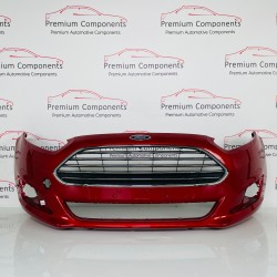 Ford Fiesta Front Bumper Genuine Red Candy Mk8 Zetec S 2013- 2016 [am29]