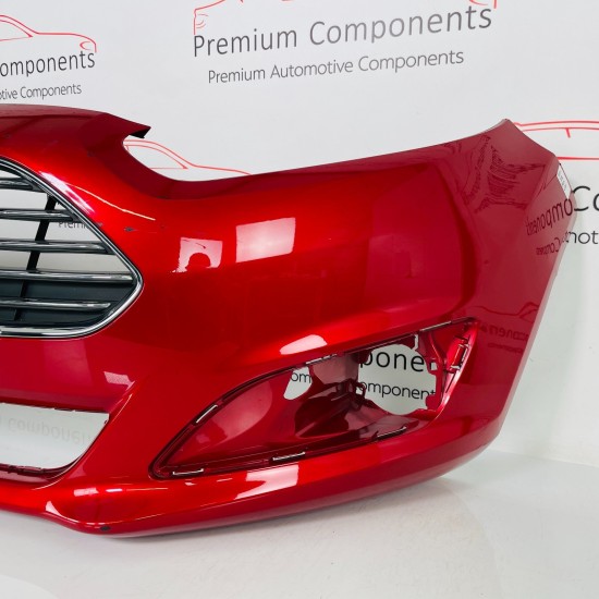 Ford Fiesta Front Bumper Genuine Red Candy Mk8 Zetec S 2013- 2016 [am29]