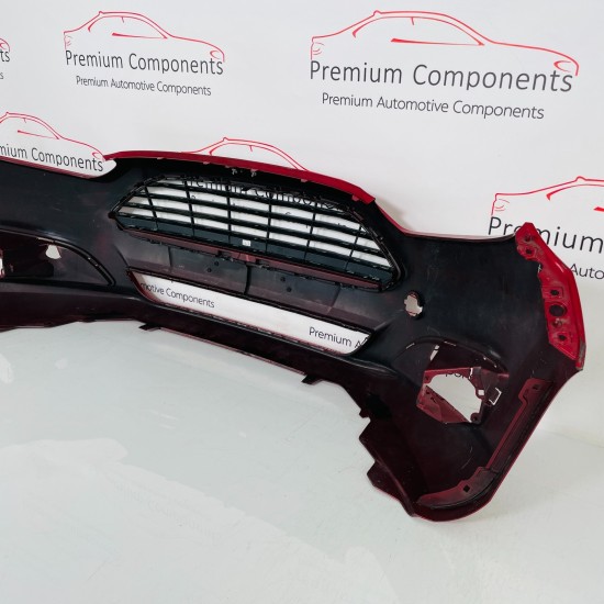 Ford Fiesta Front Bumper Genuine Red Candy Mk8 Zetec S 2013- 2016 [am29]