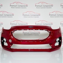 Ford Puma Front Bumper Genuine Red St-line With Fog Brackets 2019 – 2023 [s98]