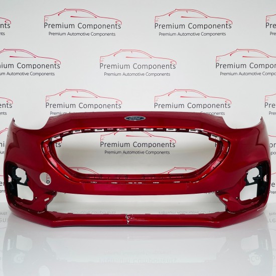 Ford Puma Front Bumper Genuine Red St-line With Fog Brackets 2019 – 2023 [s98]