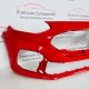 Ford Fiesta Front Bumper Mk8 St-line Genuine Red N1bb17757b | 2022- 2025 [as41]