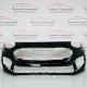 Ford Fiesta Front Bumper Mk8 St-line Genuine Black N1bb17757b | 2022- 2025