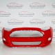 Ford Fiesta Mk8 Front Bumper Genuine Red C1bb17757a | 2013- 2016 [as71]