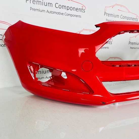 Ford Fiesta Mk8 Front Bumper Genuine Red C1bb17757a | 2013- 2016 [as71]