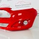 Ford Fiesta Mk8 Front Bumper Genuine Red C1bb17757a | 2013- 2016 [as71]