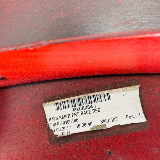 Ford Fiesta Front Bumper Mk8 Ecoboost Genuine Race Red H1bb-17757 | 2018- 2022