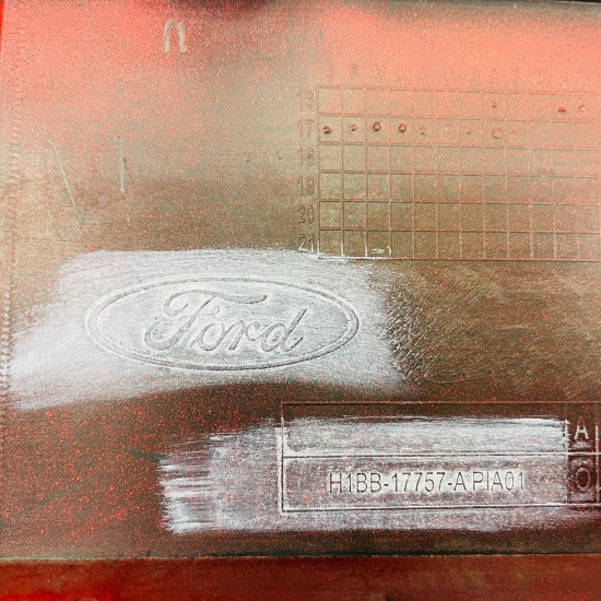 Ford Fiesta Front Bumper Mk8 Ecoboost Genuine Race Red H1bb-17757 | 2018- 2022