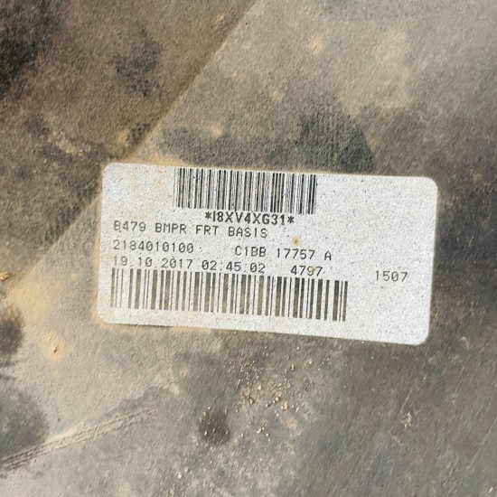 Ford Fiesta Front Bumper Mk8 Ecoboost Genuine Blue H1bb-17757 | 2018- 2022