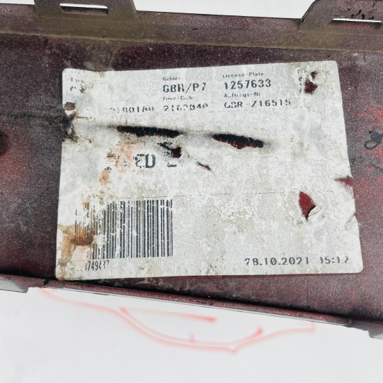 Ford Fiesta Front Bumper Mk8 Ecoboost Hatchback Genuine Grey 2018- 2023 [as33]