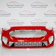 Ford Fiesta Front Bumper Mk8 St-line Genuine Red N1bb17757b | 2022- 2025