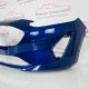 Ford Fiesta Front Bumper Mk8 Ecoboost Genuine Blue H1bb-17757 | 2018- 2022 [as68