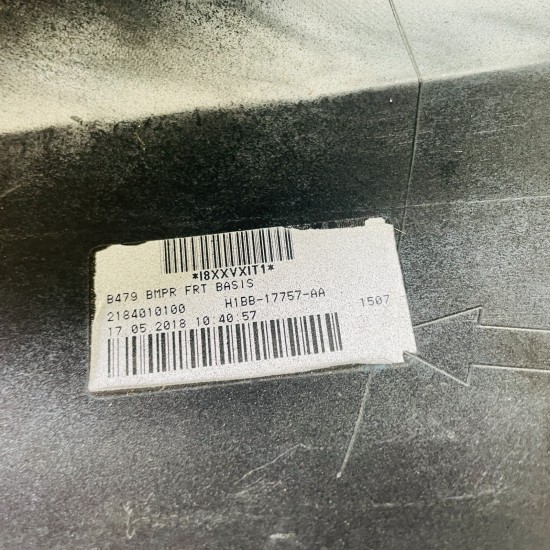 Ford Fiesta Front Bumper Mk8 Ecoboost Genuine Black H1bb-17757 | 2018-2022 [au37