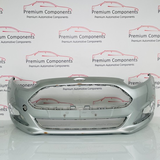 Ford Fiesta Mk8 Front Bumper Genuine Silver Needs Repair 2013- 2016 [ai18]