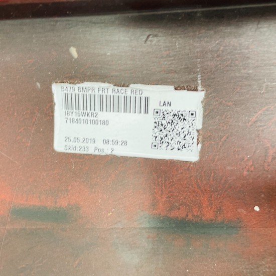 Ford Fiesta Active X Front Bumper Genuine Red H1bb17k819a1 | 2018-2023 [ap51]