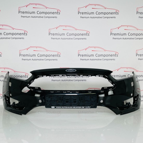 Ford Focus Bumper St Front Mk3 Genuine Black F1eb17757a | 2014-2018 [aw6]
