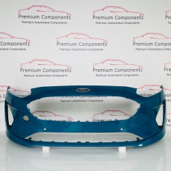 Ford Fiesta Front Bumper Mk8 Ecoboost Genuine Blue H1bb17757a | 2018-2022 [aw52]