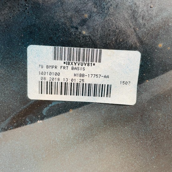 Ford Fiesta Front Bumper Mk8 Ecoboost Genuine Blue H1bb17757a | 2018-2022 [aw52]