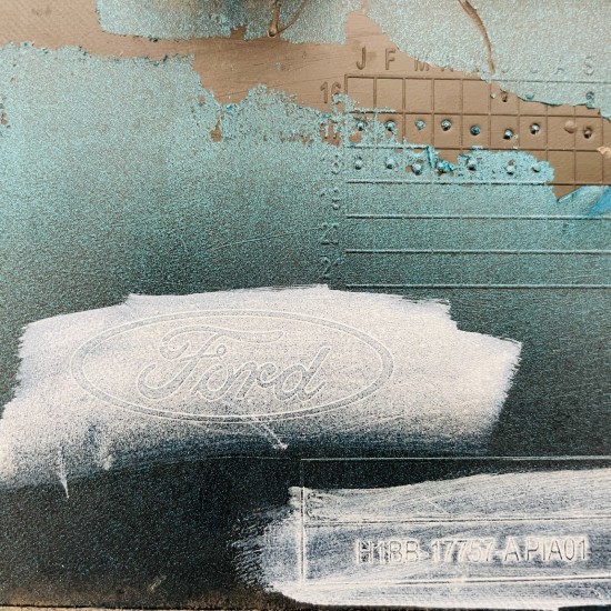 Ford Fiesta Front Bumper Mk8 Ecoboost Genuine Blue H1bb17757a | 2018-2022 [aw52]