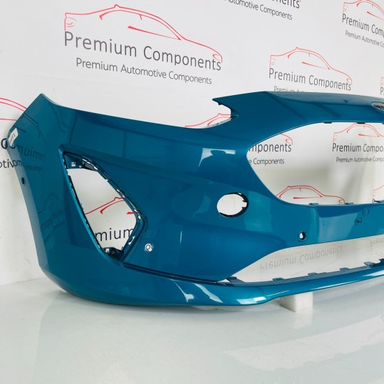 Ford Fiesta Front Bumper Mk8 Ecoboost Genuine Blue H1bb17757a | 2018-2022 [aw52]