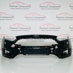 Ford Focus Bumper St Front Mk3 Genuine Black F1eb17757a | 2014-2018 [aw6]