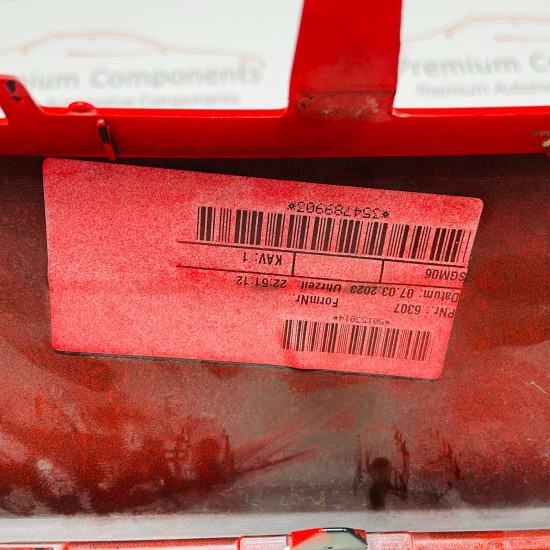 Ford Fiesta Front Bumper Mk8 St-line Genuine Red N1bb17757b | 2022- 2025 [as41]