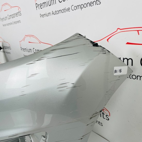 Ford Fiesta Mk8 Front Bumper Genuine Silver Needs Repair 2013- 2016 [ai18]