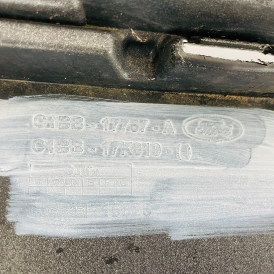 Ford Fiesta Mk8 Front Bumper Genuine Silver Needs Repair 2013- 2016 [ai18]