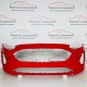 Ford Fiesta Front Bumper Mk8 Ecoboost Genuine Red H1bb17757a | 2018-2022 [Bd65]